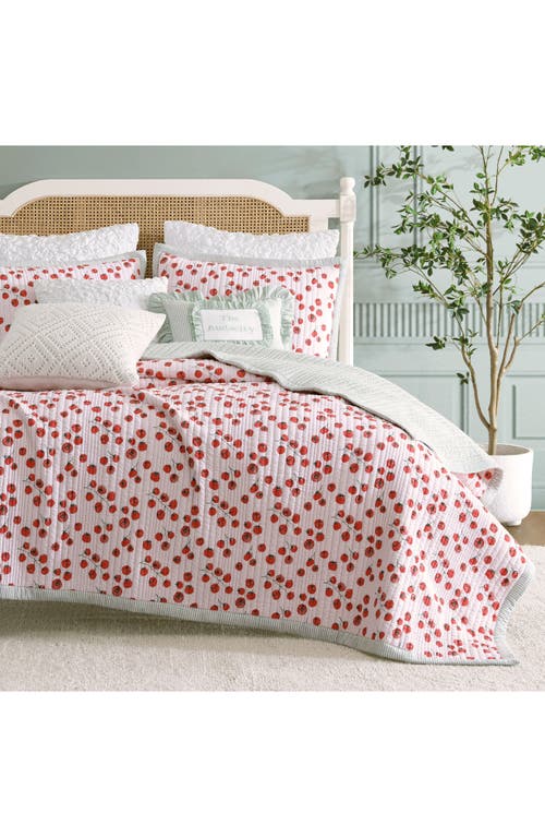 Peri Home Tomayto-tomahto Quilt & Sham Set In Pink Multi