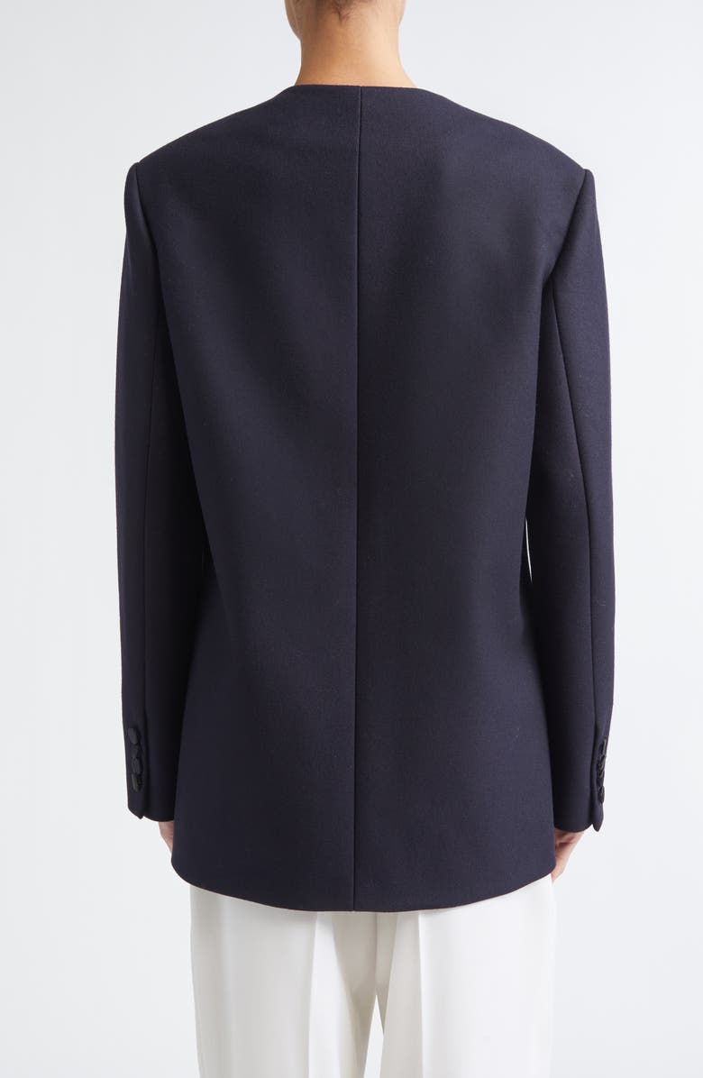Altuzarra Perry Wool Blend Blazer, Alternate, color, Navy