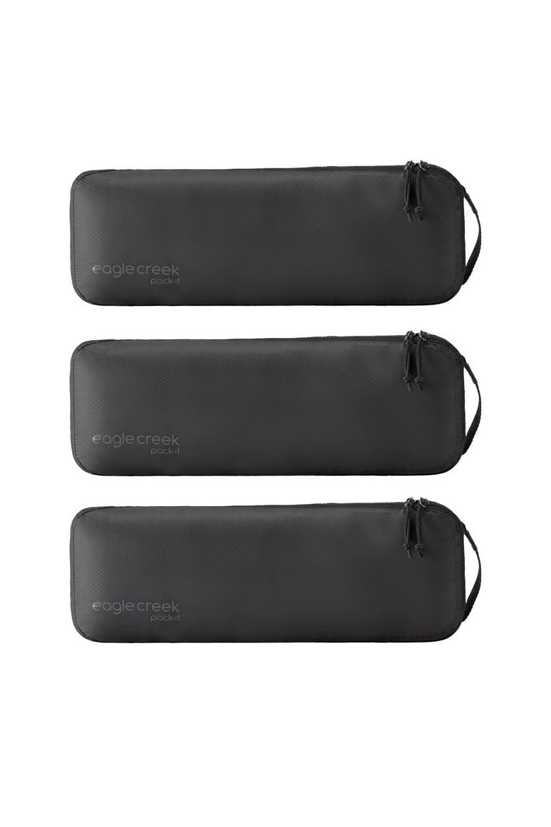 Pack-It Isolate Slim Cube Set M/M/M, Main, color, Black