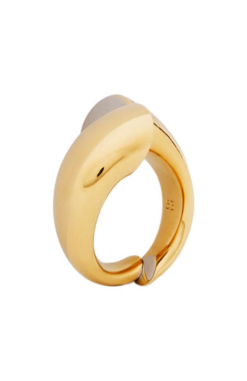 Lanvin Sequence Ring By In Gold