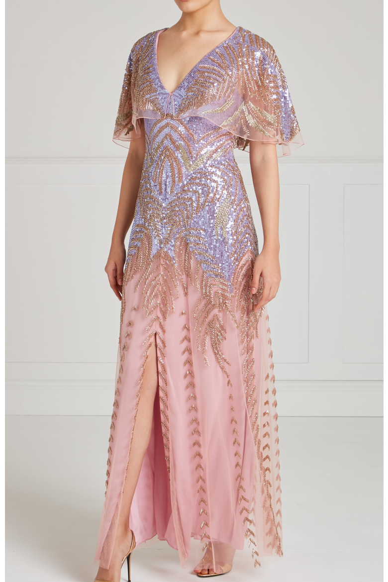 Solis Gown, Alternate, color, Lavender