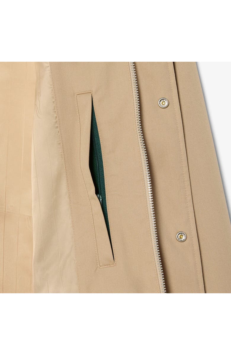 Lacoste Water Repellent Twill Jacket, Alternate, color, Viennese