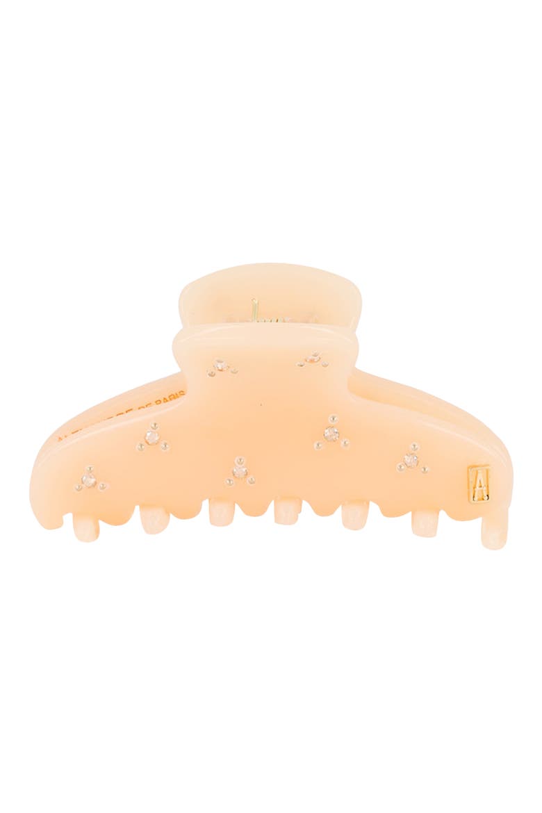 Crystal Claw Hair Clip, Alternate, color, YELLOW
