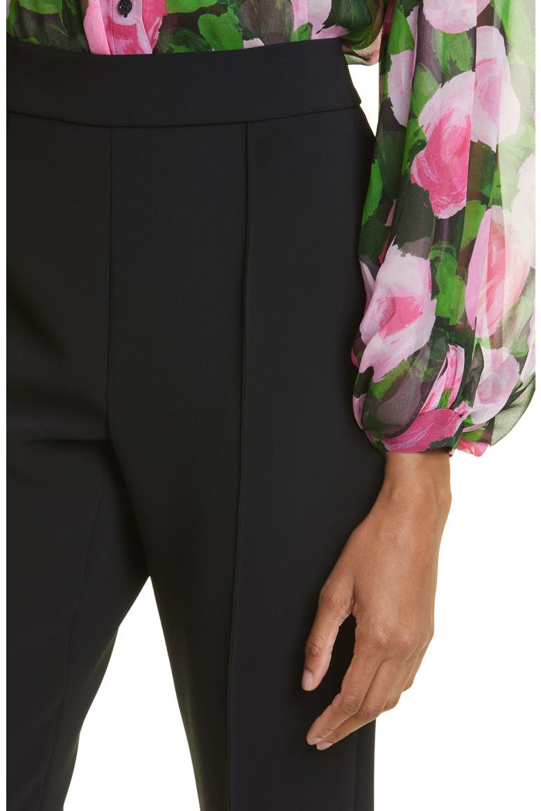 High Waist Skinny Ankle Pants, Alternate, color, BLACK