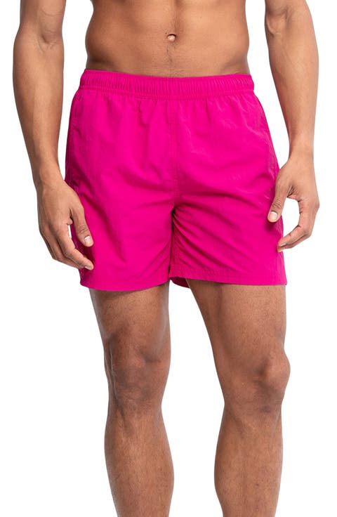 Sebastian Solid 5.5-Inch Nylon Swim Trunks