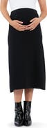 Ripe Maternity Knit Midi A-Line Maternity Skirt