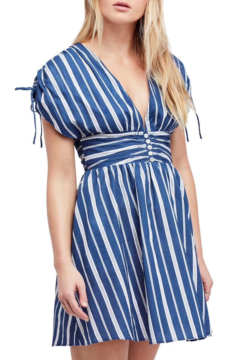 Free People Roll the Dice Stripe Dress, Alternate, color,