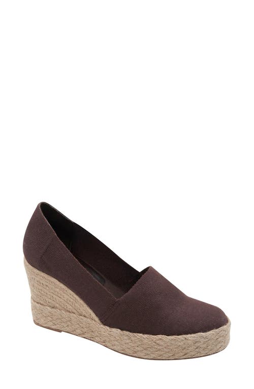 Andre Assous André Assous Patti Espadrille Wedge In Cocoa Powder