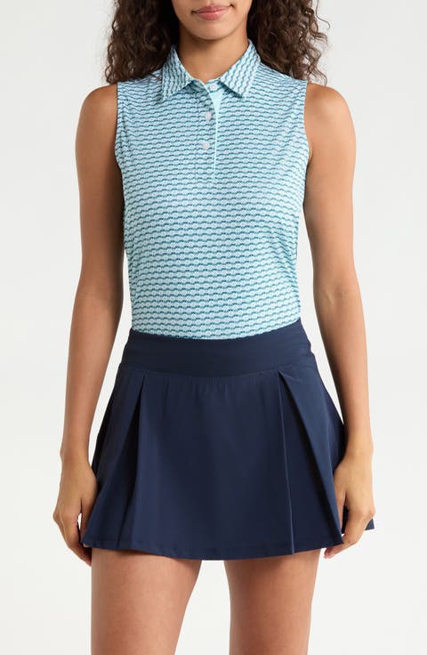 Gigi Sleeveless Polo Top