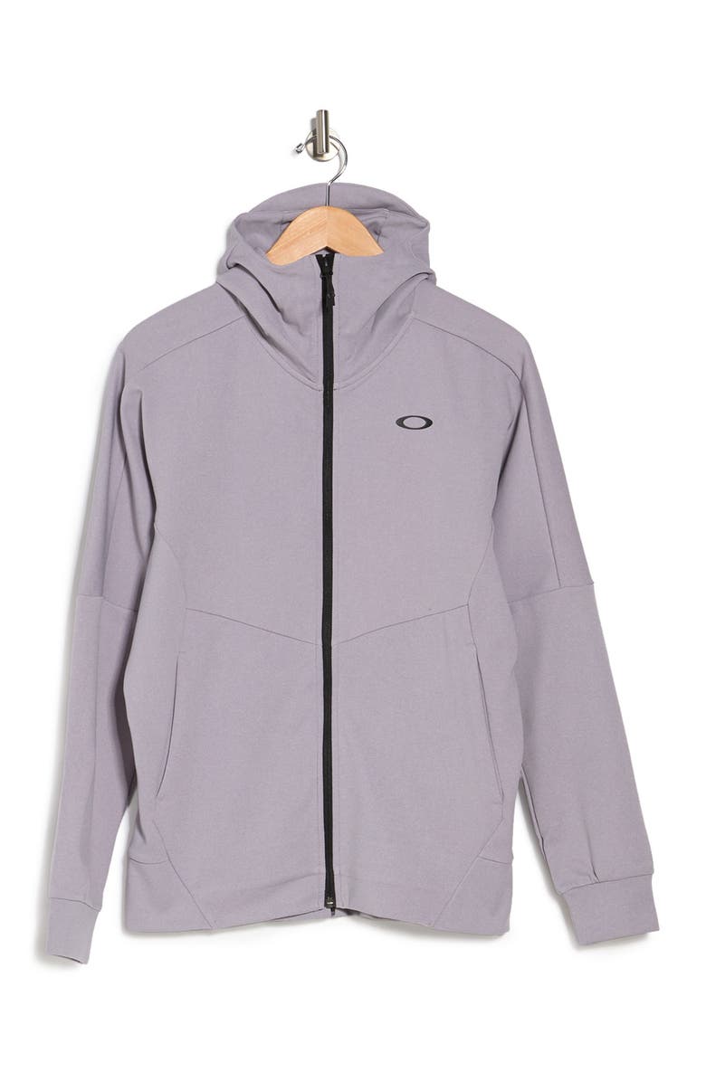 Oakley Enhance Moility Logo Hooded Fleece Jacket, Alternate, color, 
