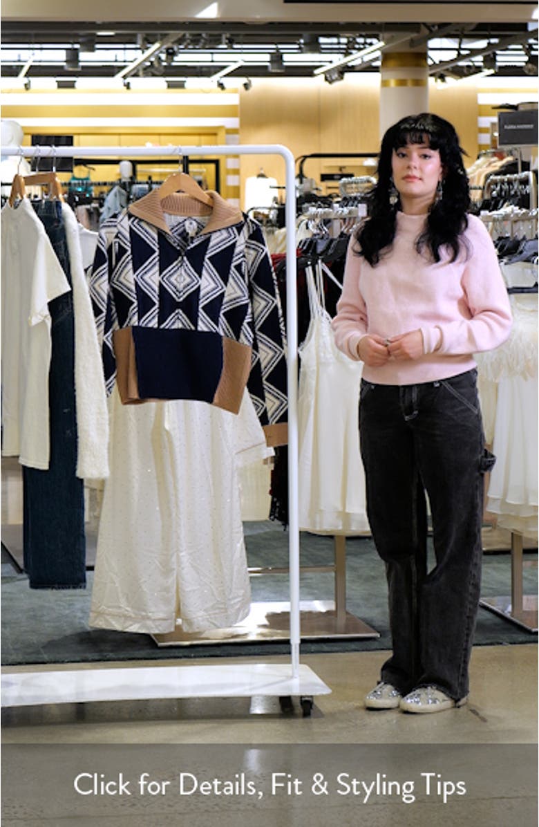 Double Diamond Half ZIp Sweater, sales video thumbnail