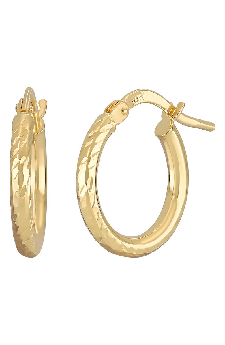 Bony Levy 14K Gold Hoop Earrings, Main, color, 14K Yellow Gold