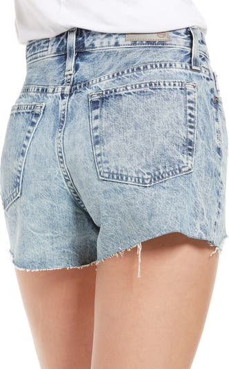 Alexxis High Waist Cutoff Denim Shorts