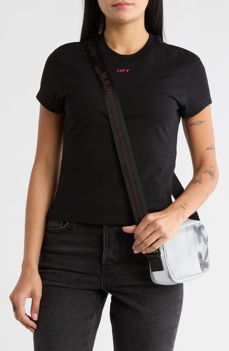 Off-White Heritage Transparent Camera Bag, Alternate, color,