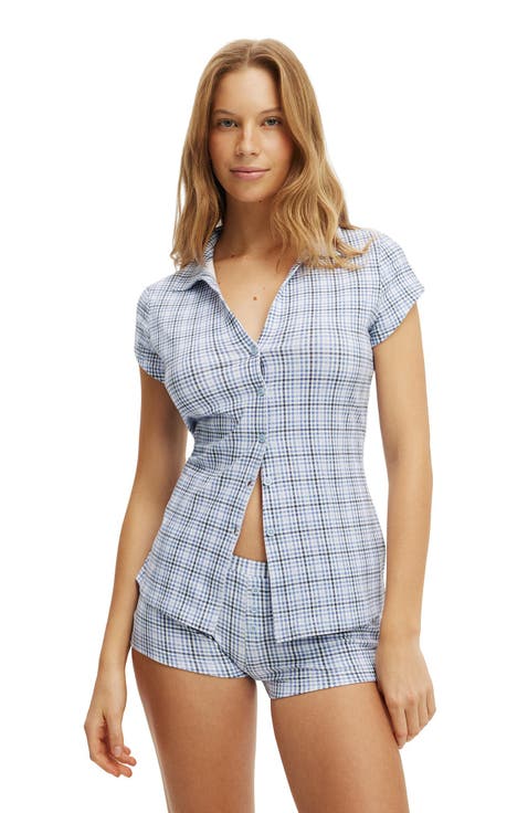 Women's Dreamy Soft Button Up Fitted Polo