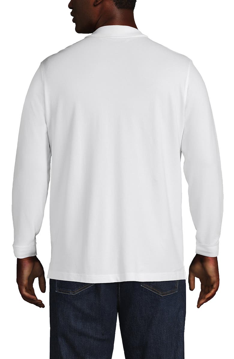 Lands' End Comfort First Long Sleeve Solid Mesh Polo, Alternate, color, 