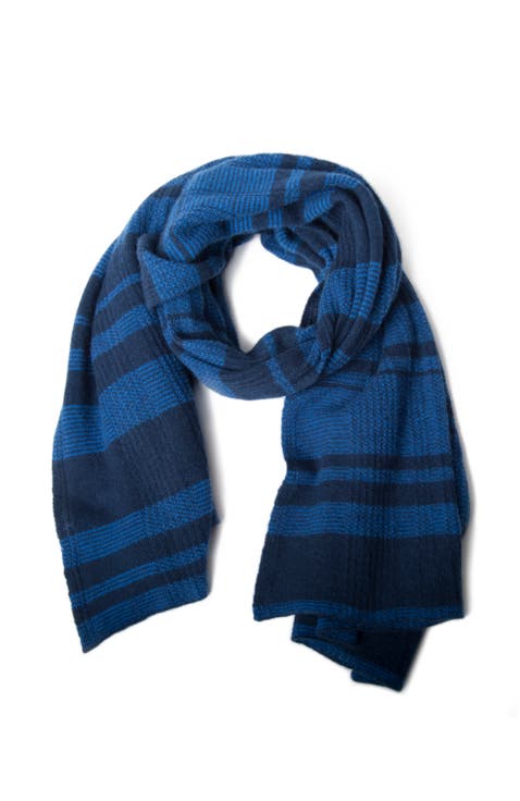 Lightweight Cashmere striped wrap