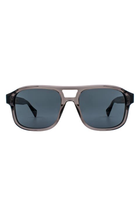 Enzo 54mm Aviator Sunglasses