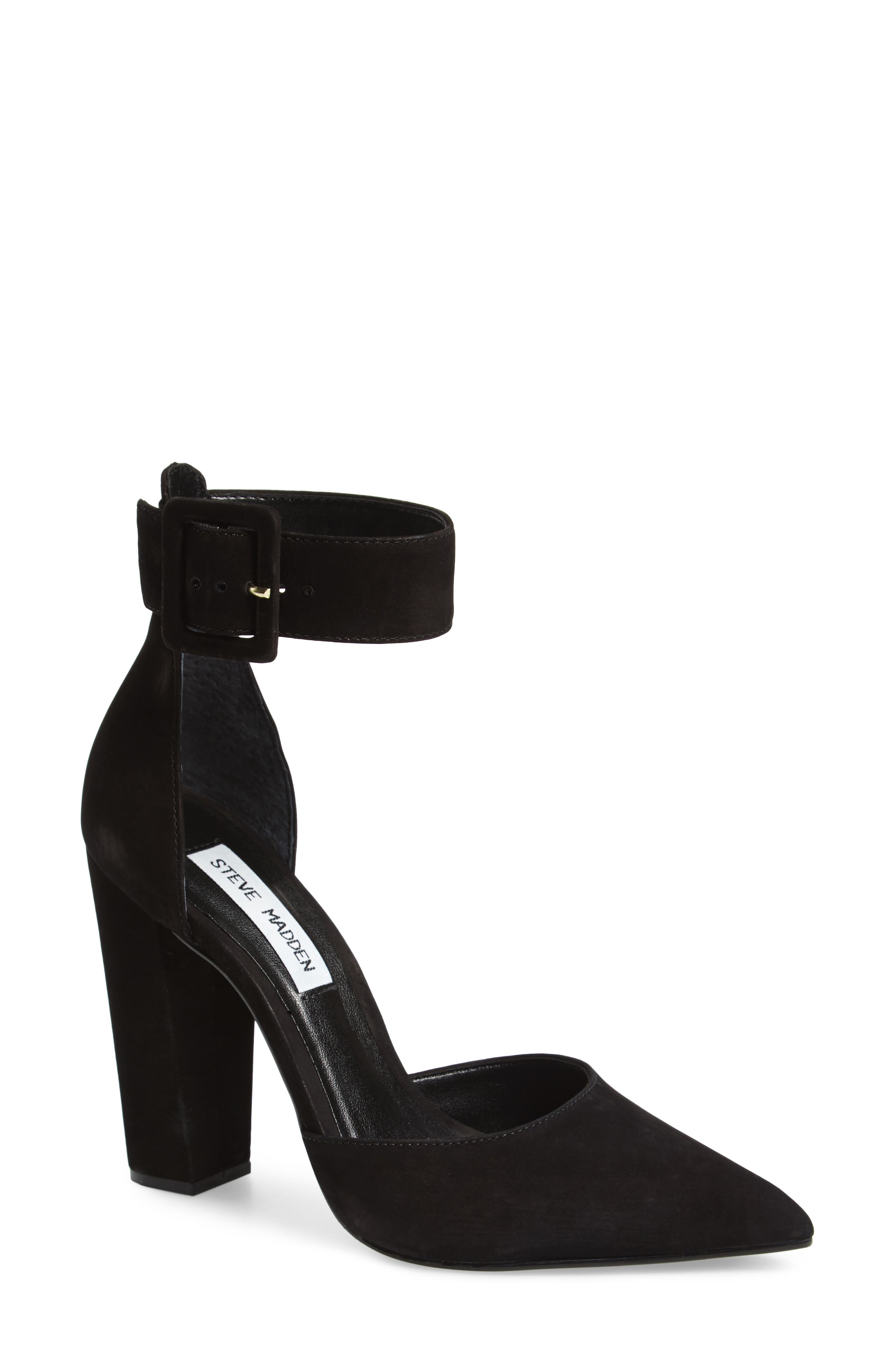 Steve Madden Posted Ankle Strap Pump, Main, color, 