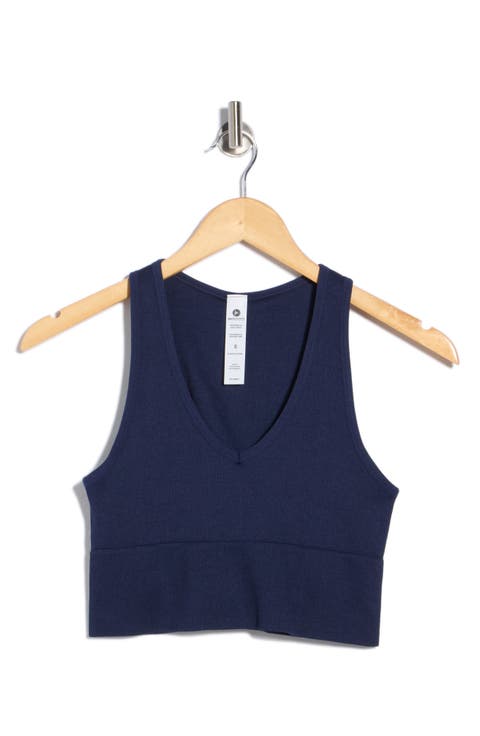 Rib Seamless Highline V-Neck Tank