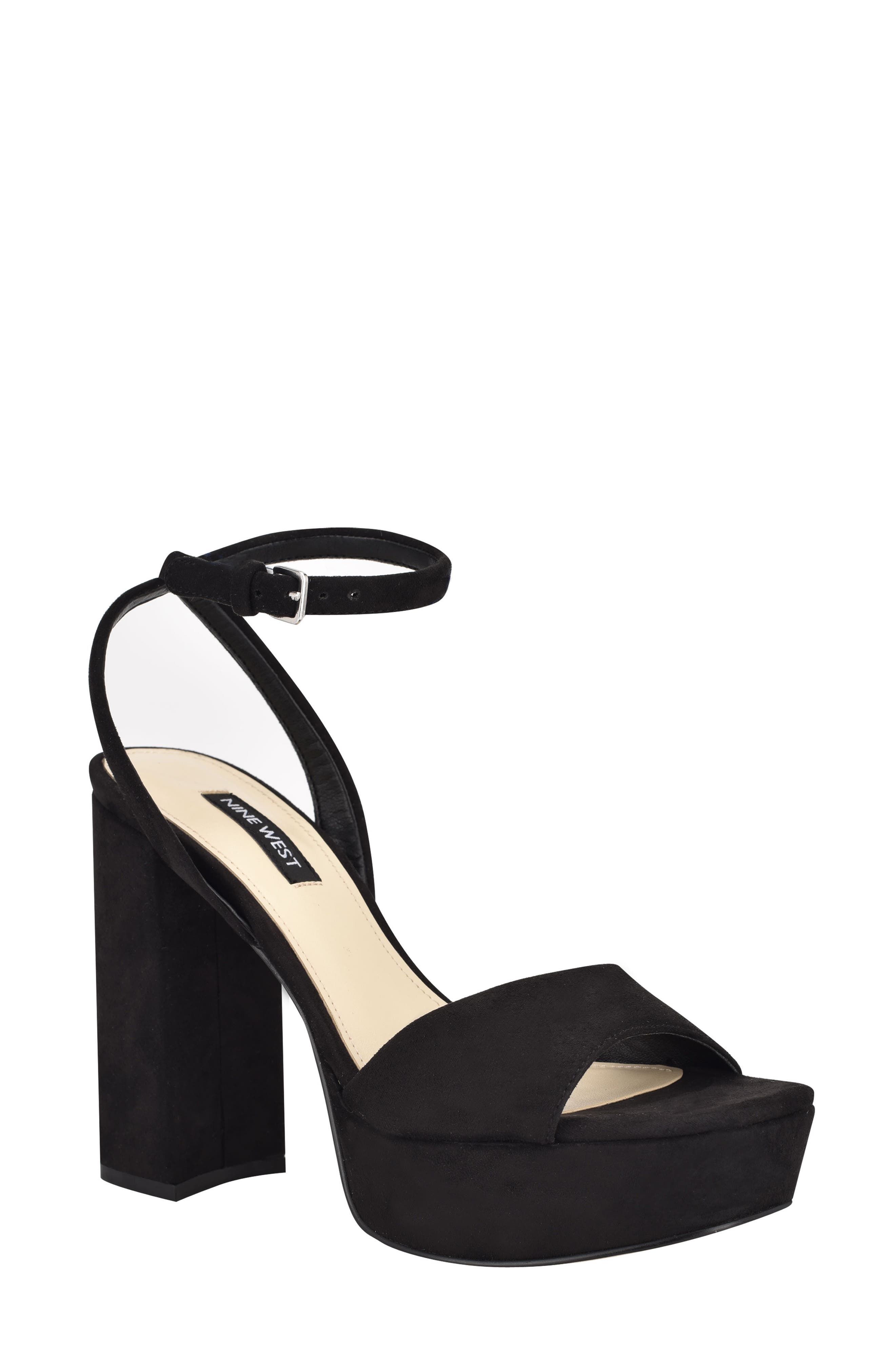 Nine West Zenna Ankle Strap Sandal, Main, color, 