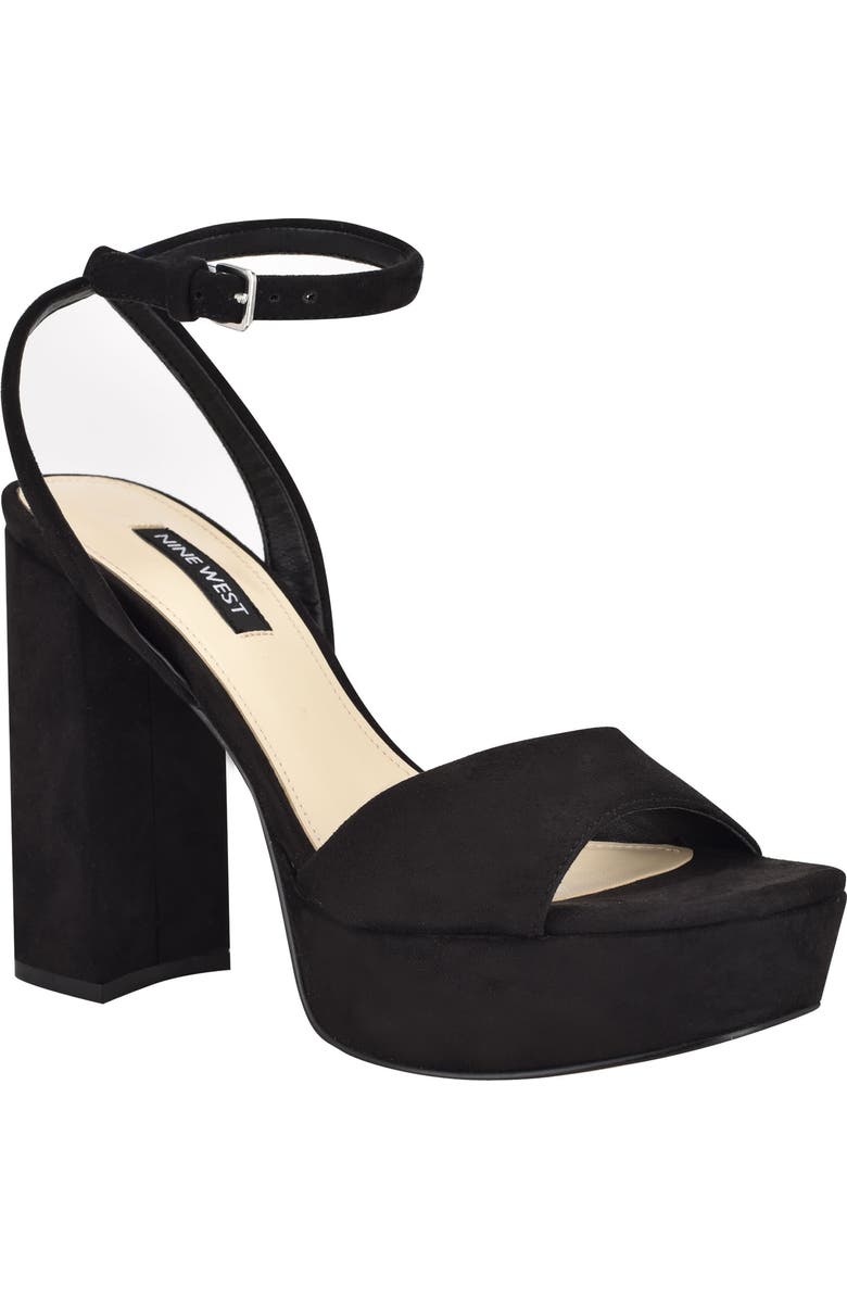 Nine West Zenna Ankle Strap Sandal, Main, color,