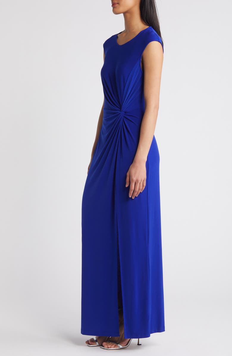 Connected Apparel Faux Wrap Maxi Dress, Alternate, color, 