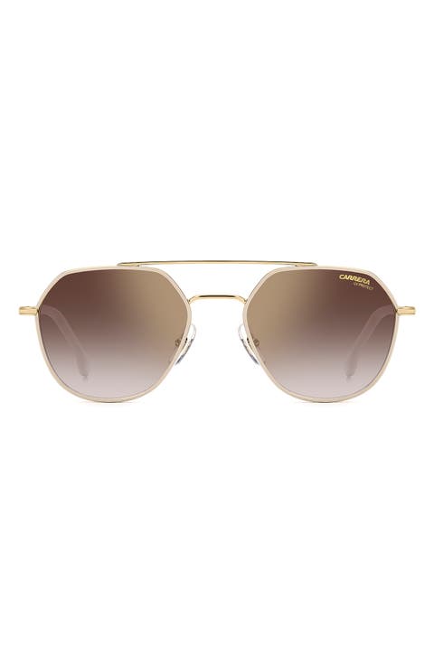 Gender Inclusive Carrera 303/S 53mm Gradient Square Aviator Sunglasses