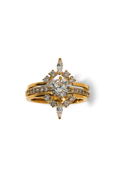 Cannes Cubic Zirconia Stack Ring