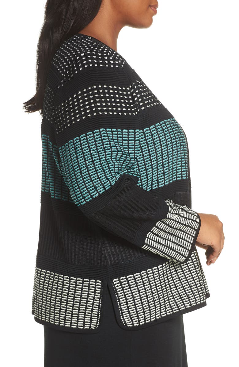 Ming Wang Knit Jacket, Alternate, color, 