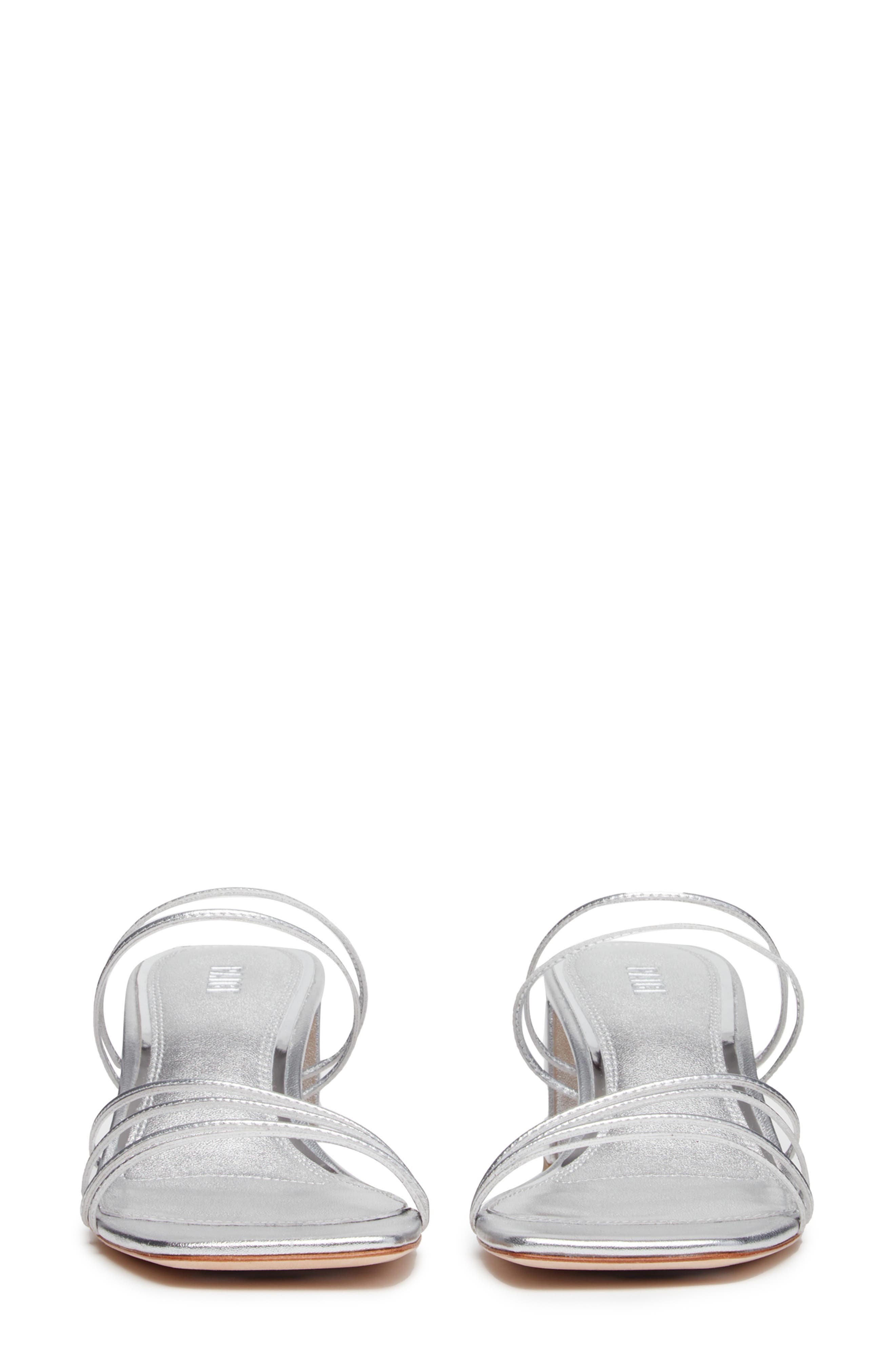 PAIGE Esme Slide Sandal, Alternate, color, Silver