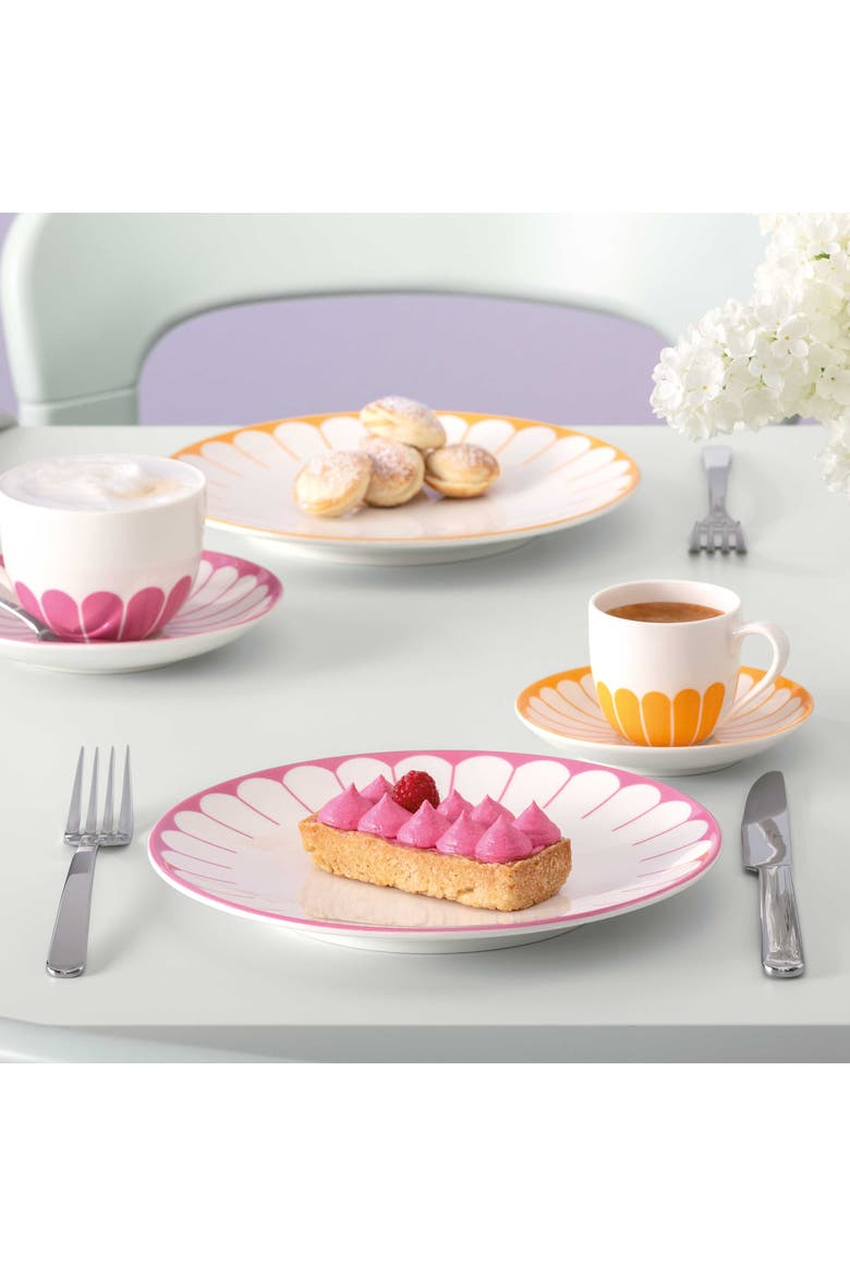 Fleur Soleil Salad Plate, Alternate, color, Pink