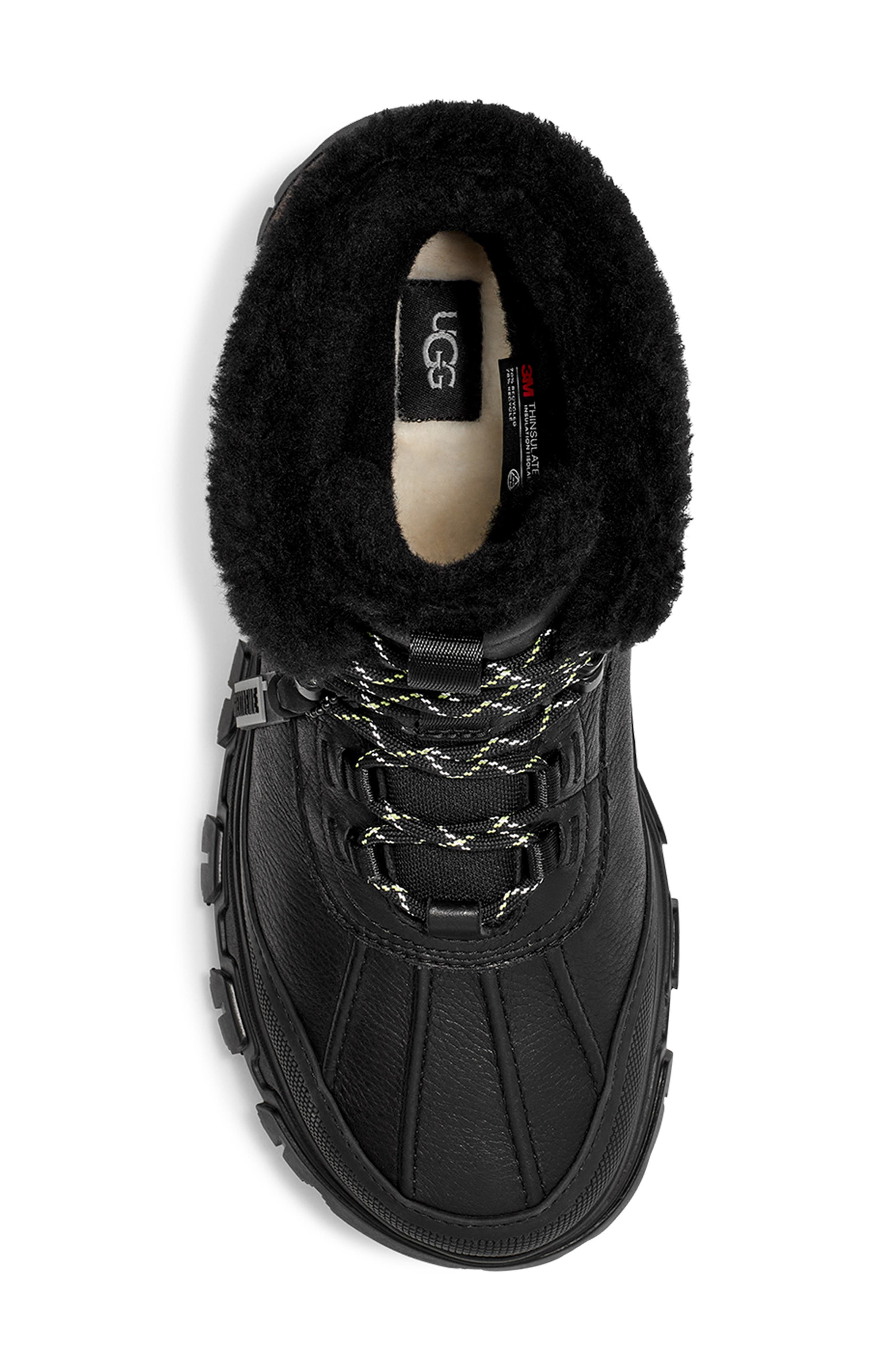 UGG<sup>®</sup> Adirondack Meridian Waterproof Hiking Boot, Alternate, color, Black