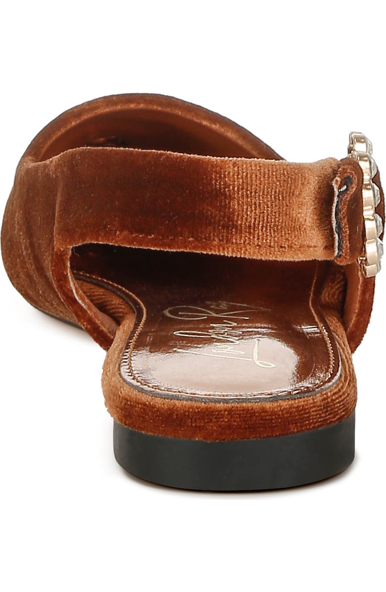 LONDON RAG Dolan Slingback Flat, Alternate, color, Brown