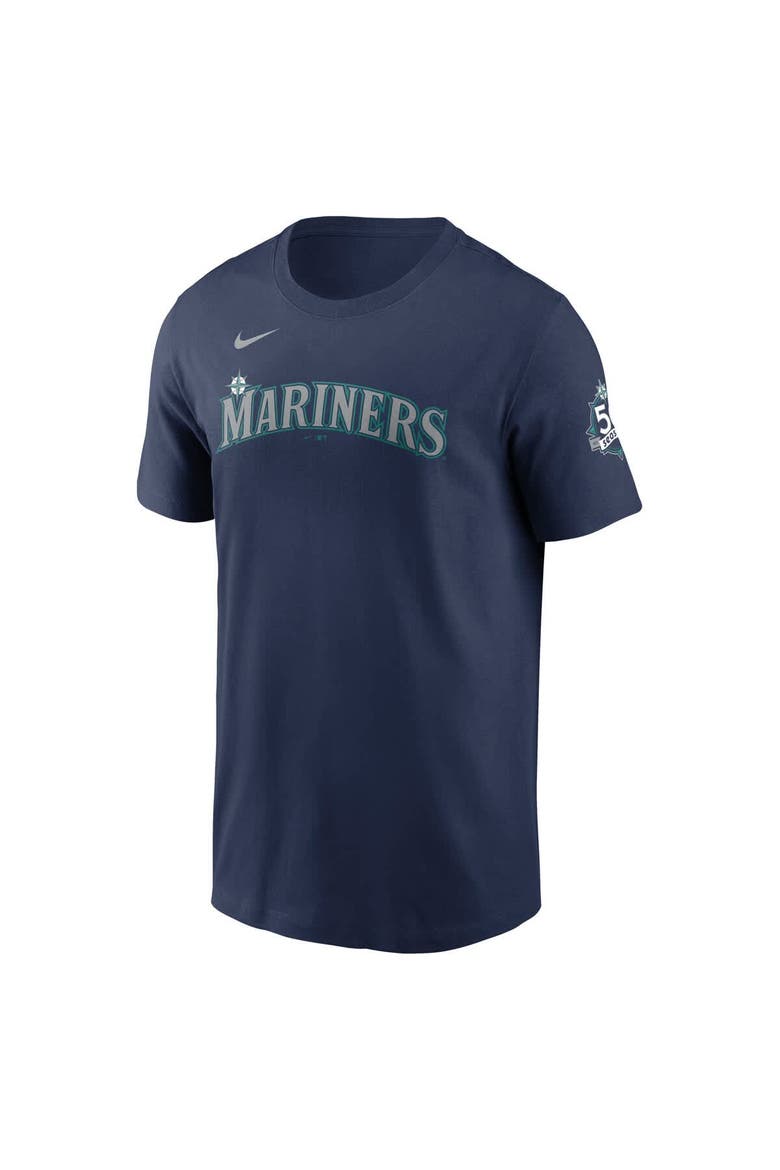 Men's Nike Julio Rodríguez Navy Seattle Mariners Name & Number T-Shirt, Alternate, color, Navy