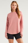 Zella Relaxed Washed 2.0 Long Sleeve Slub Tee