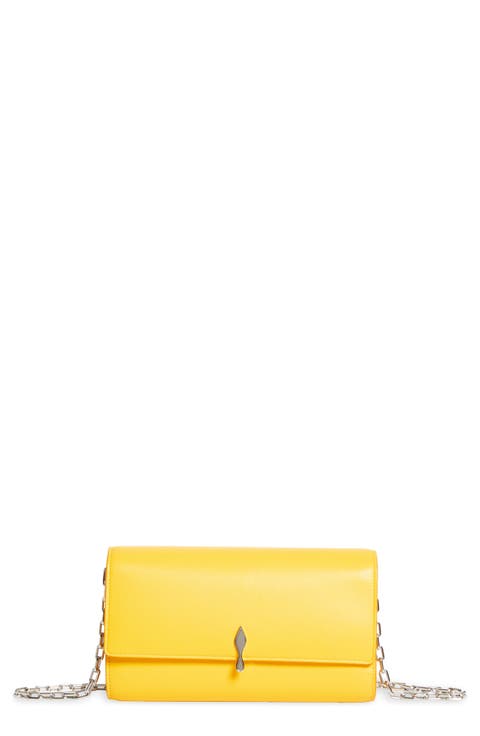 Bettina Leather Wallet on a Chain