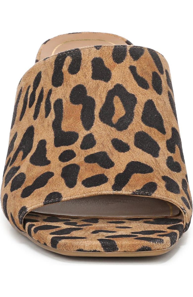 Vionic Charlie Slide Sandal, Alternate, color, Tan Leopard Haircalf