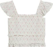 LoveShackFancy Kids' Jeanna Floral Smocked Top