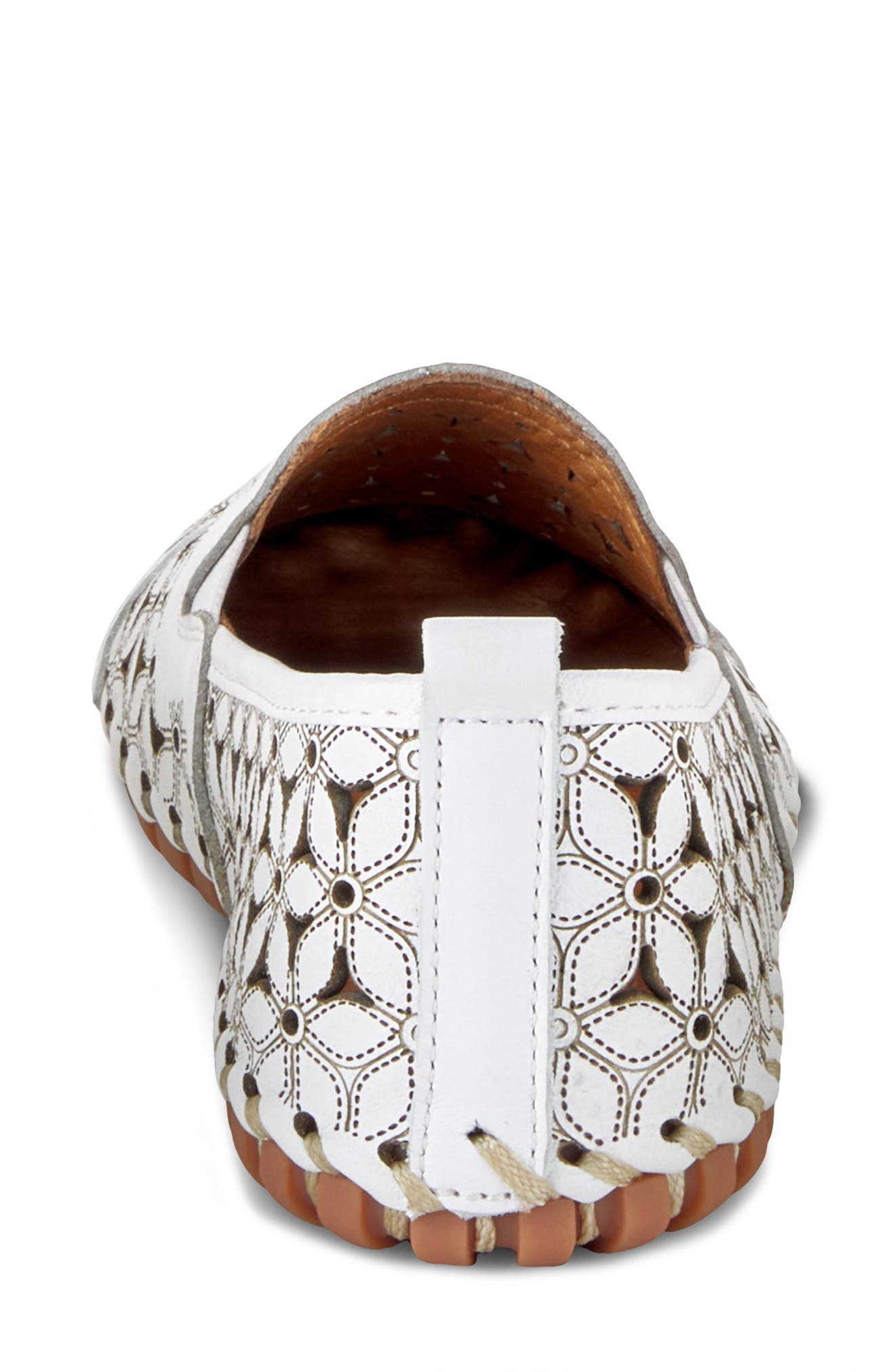 Spring Step Flowerflow Slide Sandal, Alternate, color, White