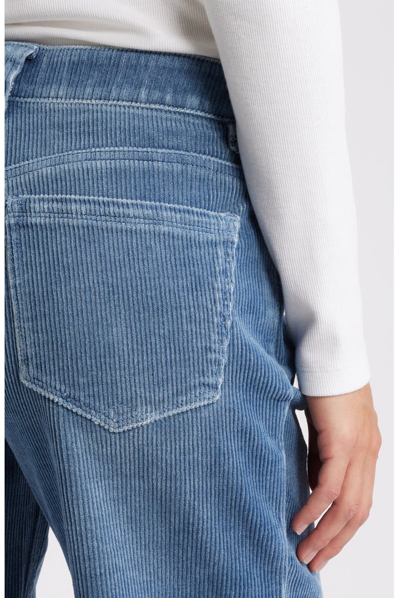 Sam High Waist Wide Leg Corduroy Pants, Alternate, color, WASHED MID BLUE