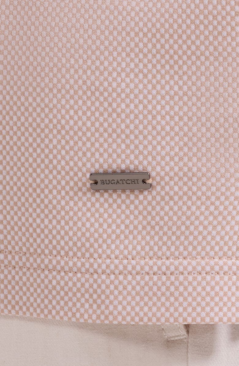 Bugatchi Quarter Zip Polo, Alternate, color, Sand