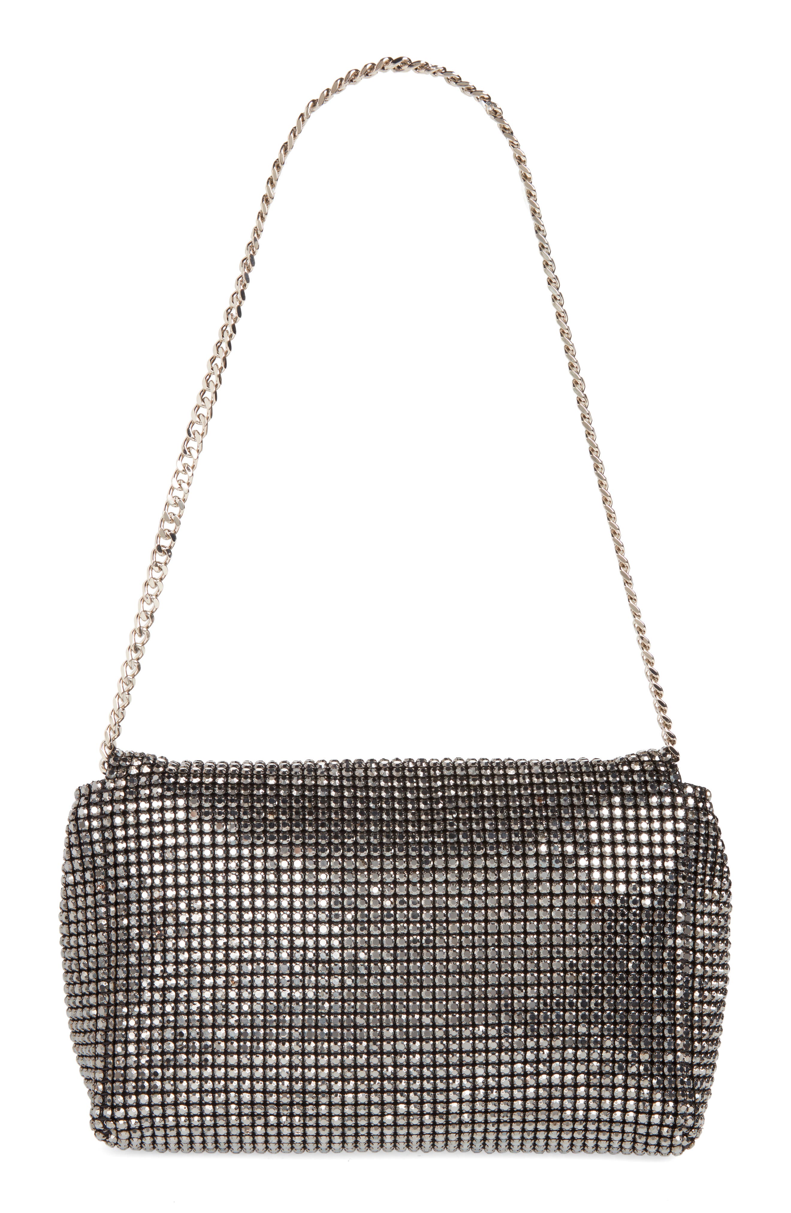 Ted Baker London Glitzet Crystal Baguette Clutch, Alternate, color, 