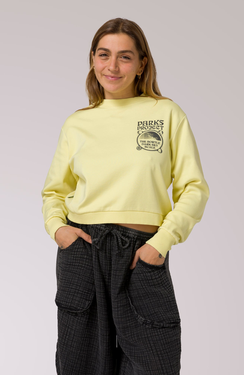 Dark Sky Scale Cropped Crewneck