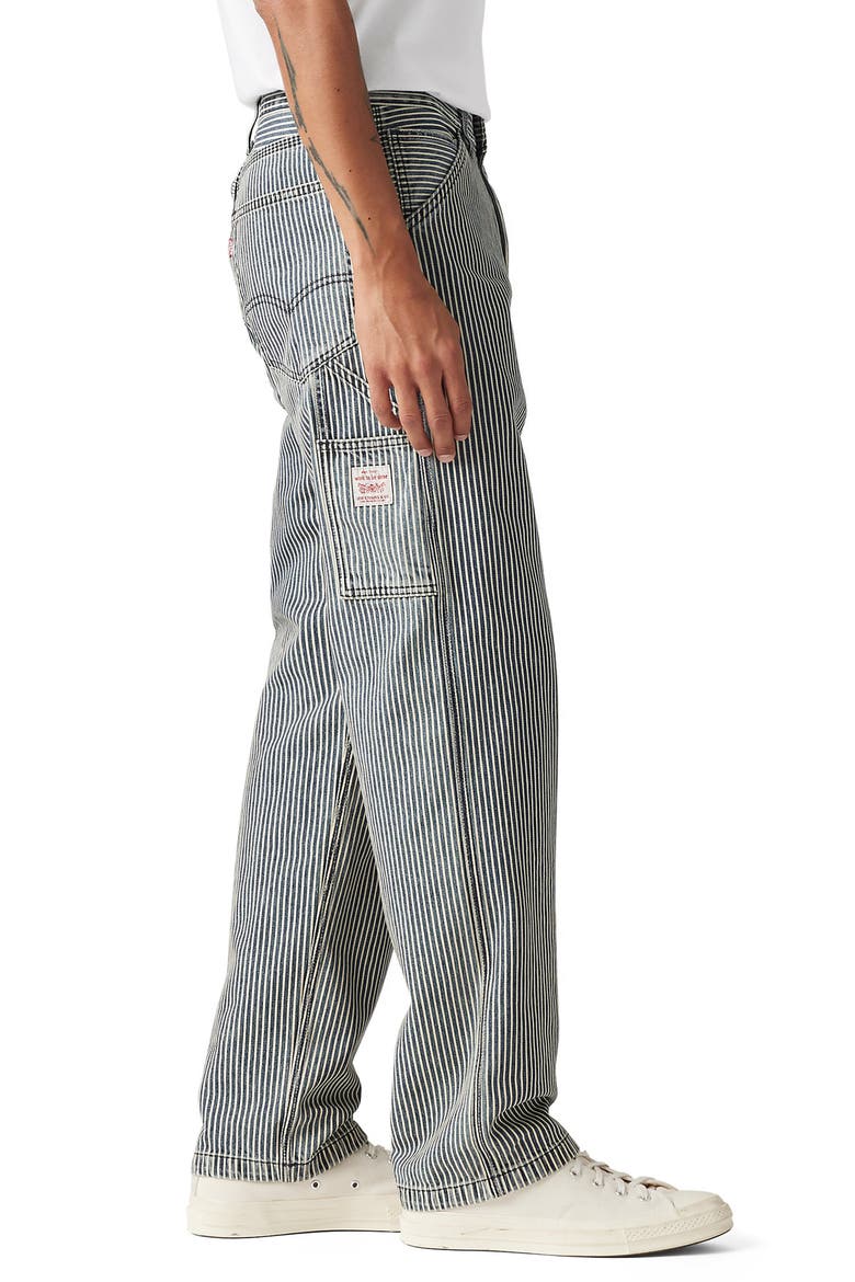 568™ Stripe Loose Straight Leg Carpenter Jeans, Alternate, color, AGRED RR STRIPE