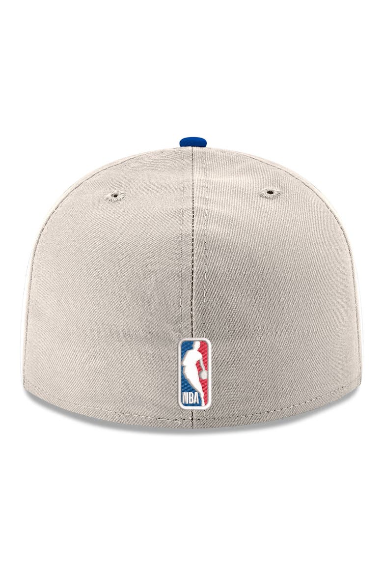 Men's New Era  Gray/Royal Philadelphia 76ers Chrome 59FIFTY Fitted Hat, Alternate, color, Gray