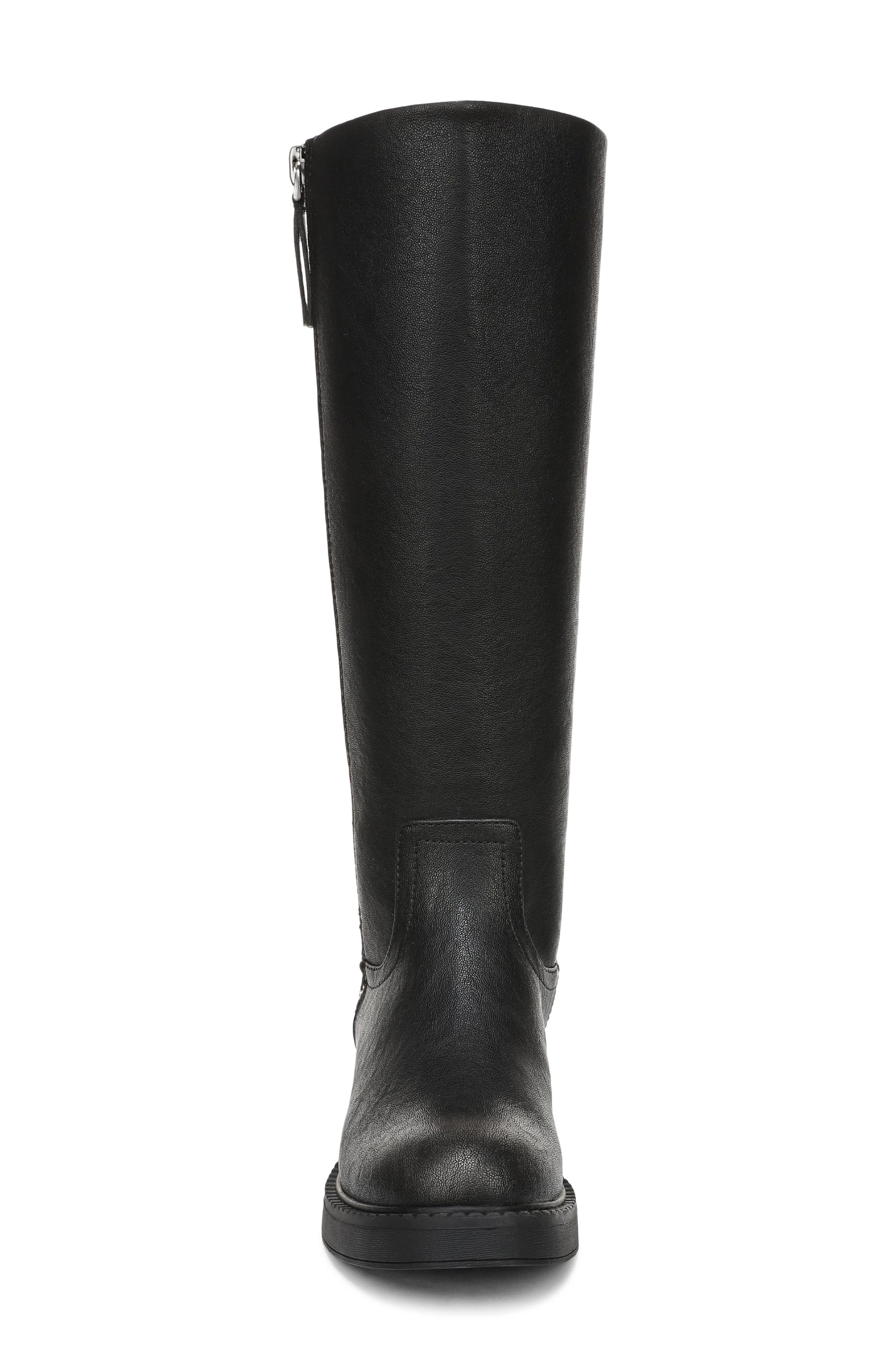 Venice Knee High Boot, Alternate, color, BLACK FAUX LEATHER