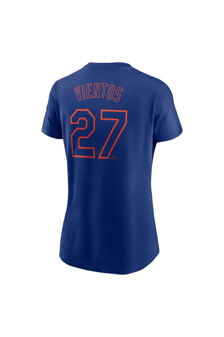 Women's Nike Mark Vientos Royal New York Mets Fuse Name & Number T-Shirt, Alternate, color, Royal