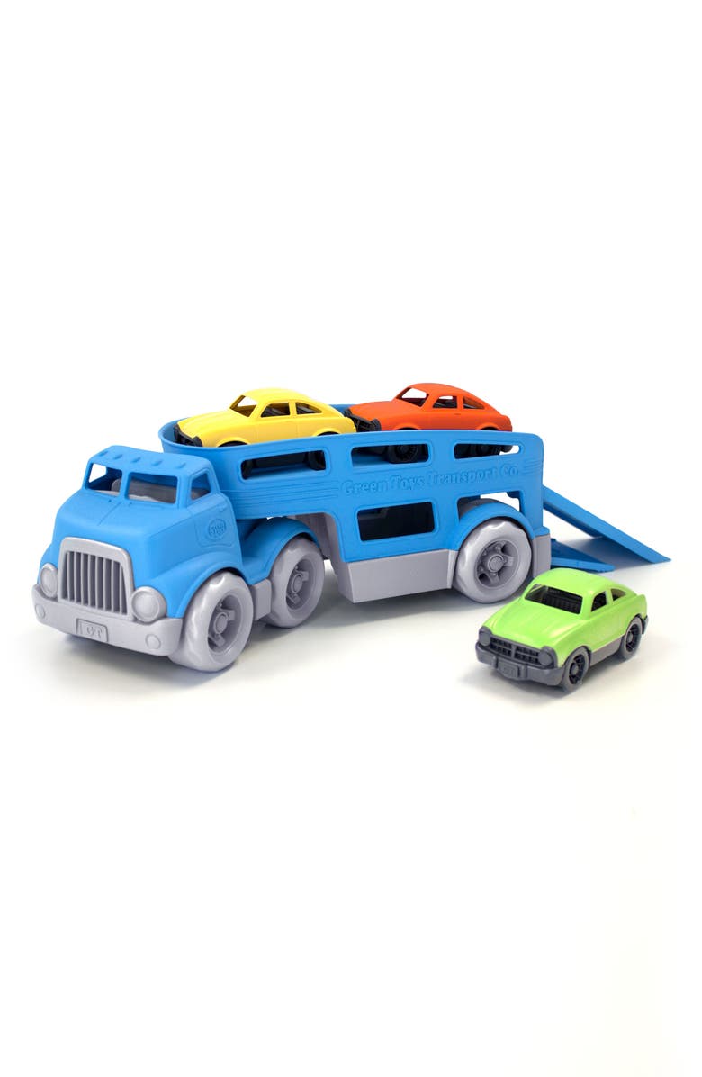 Green Toys 4-Piece Car Carrier, Main, color, Blue