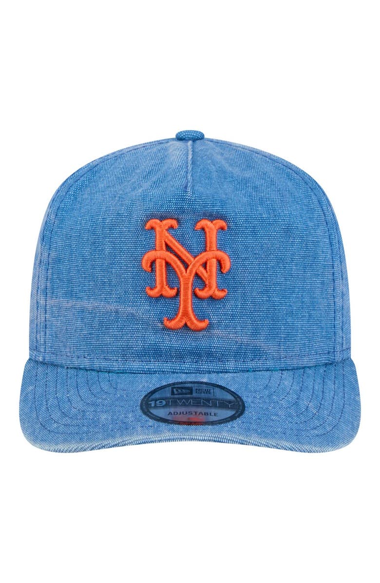 New Era Men's New Era Royal New York Mets Throwback Denim Classic 19TWENTY Adjustable Hat, Alternate, color, Royal